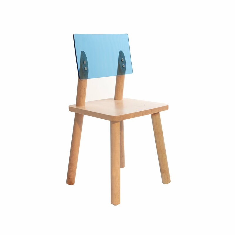 kids desk chair blue