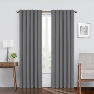 Gray And Silver Max Blackout Curtains Amp Drapes You Ll Love
