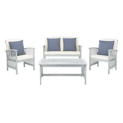 Kuhn 4 Piece Sofa Seating Group with Cushions