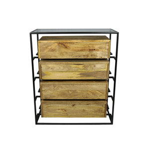 Sonia 4 Drawer Chest by Union Rustic
