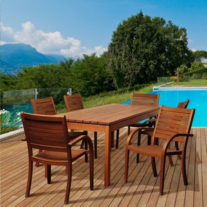 Ashford 7 Piece Wood Dining Set