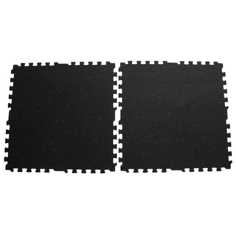 Rubber Cal Inc Eco Drain Interlock Garage Flooring Tiles In Black Wayfair