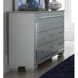 Go to store & view more images Swanage Wooden 9 Drawer Chest by Everly Quinn