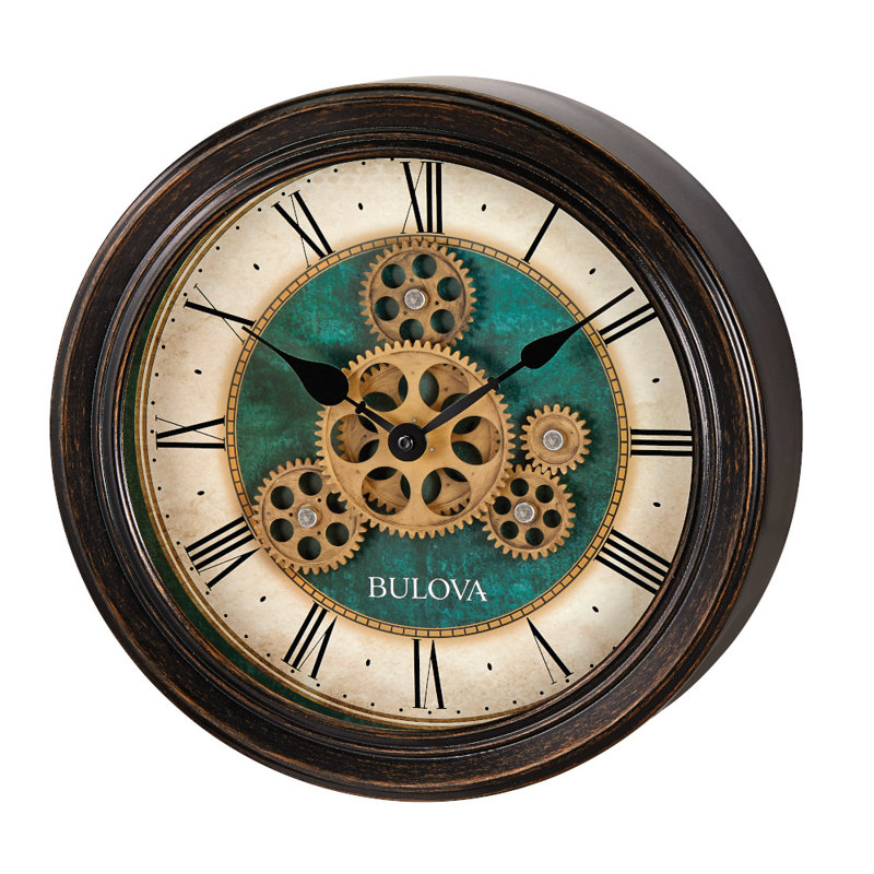 Harryup 12 Silent Non-Ticking Wall Clock Easy to Read Modern Quartz Design Clock Red