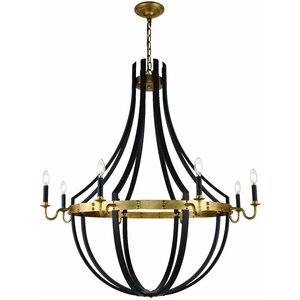 Karteek 8-Light LED Candle-Style Chandelier