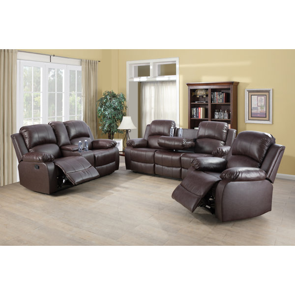 recliner 3 piece sofa set