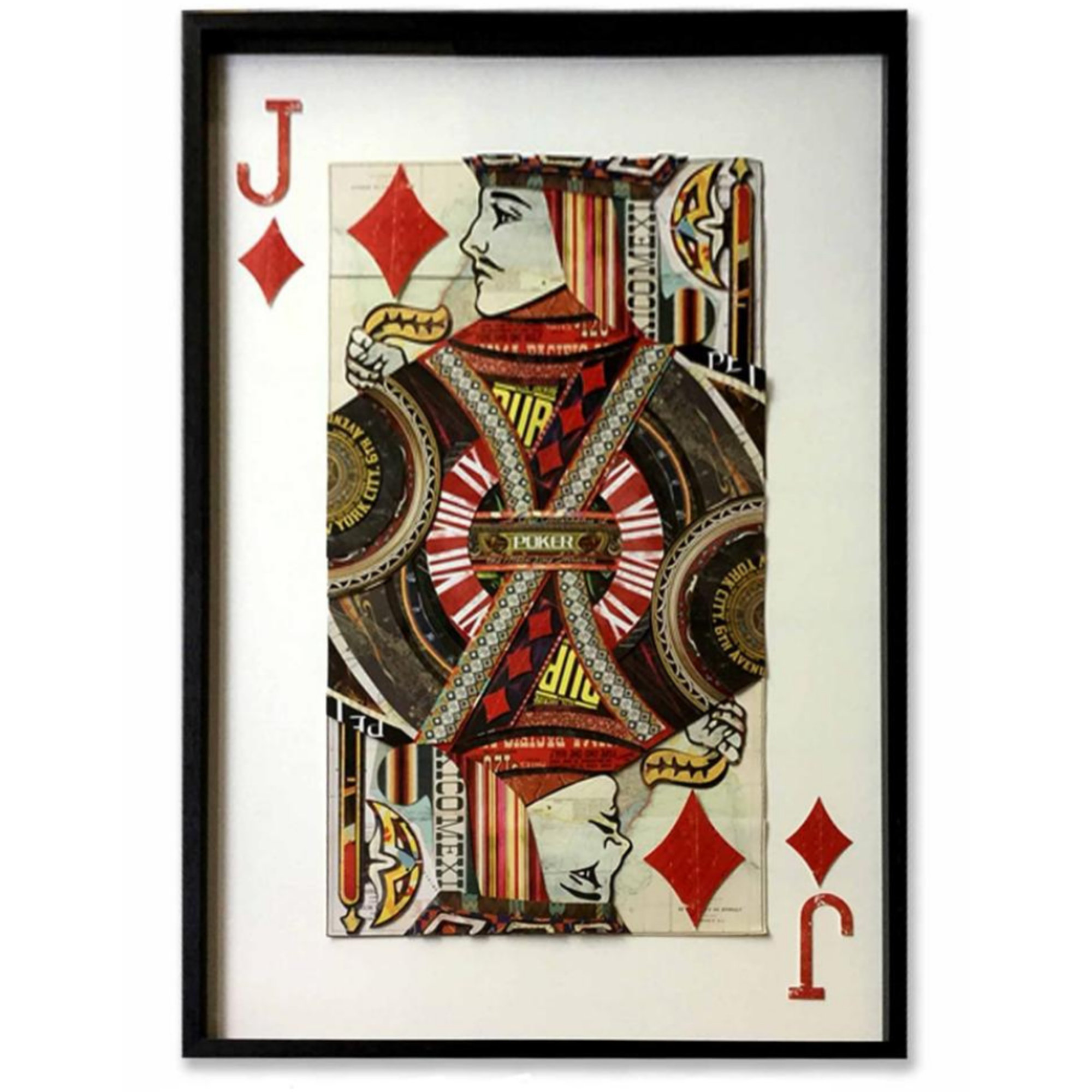 Trinx Playing Card Joke Of Diamond by Ansel Adams Picture Frame