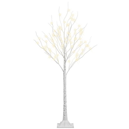 Pre-Lit Birch Tree 72 Light LEDLighted Trees & Branches & Reviews ...