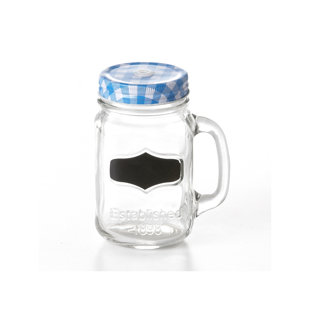 Canister With Chalkboard Wayfair Gl With Chalkboard Storage Jar