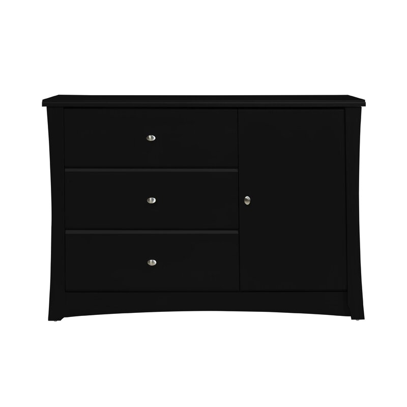 storkcraft black dresser