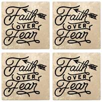 3dRose CST_20537_2 Aarons Blessing Numbers 624 26 Bible Verse-Soft Coasters Set of 8