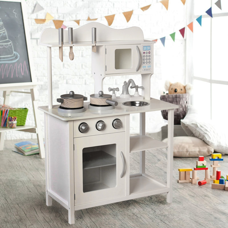 kids wooden toy kitchen