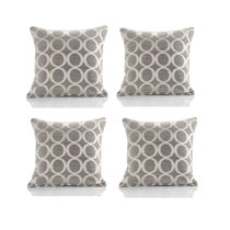 grey bed cushion set