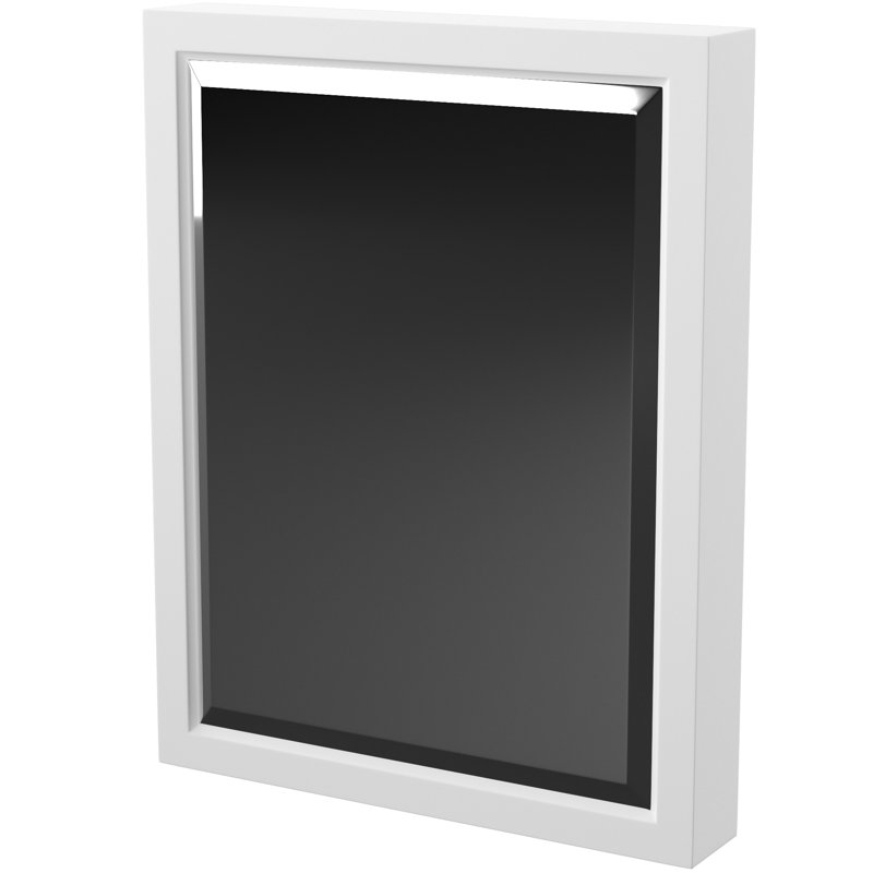 Mercury Row Wigley Surface Mount Framed 1 Door Medicine Cabinet