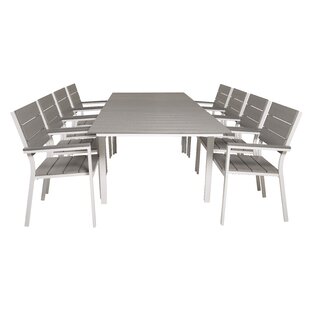 Faiyaz 8 Seater Dining Set By Sol 72 Outdoor