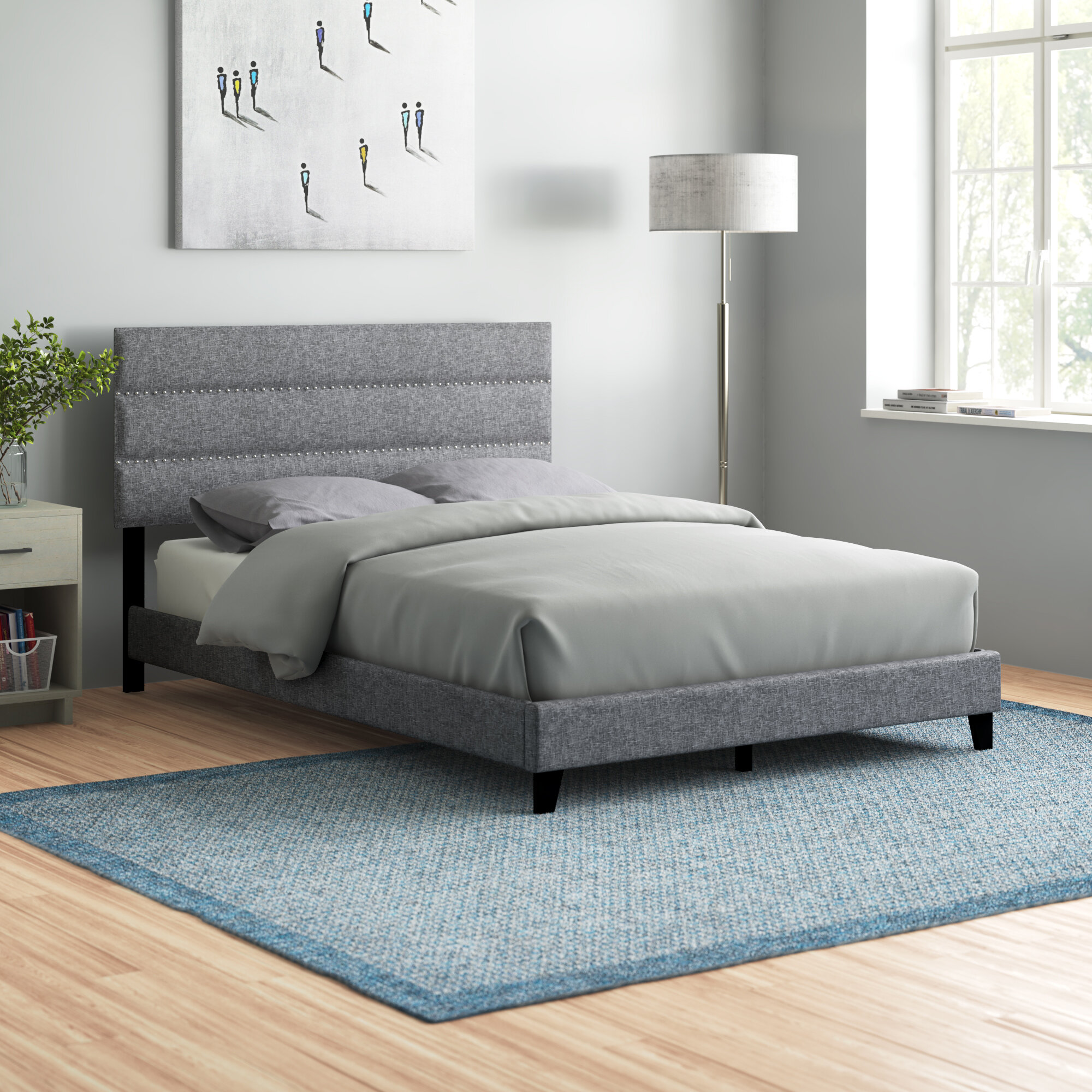 Zipcode Design™ Bedias Upholstered Bed & Reviews | Wayfair