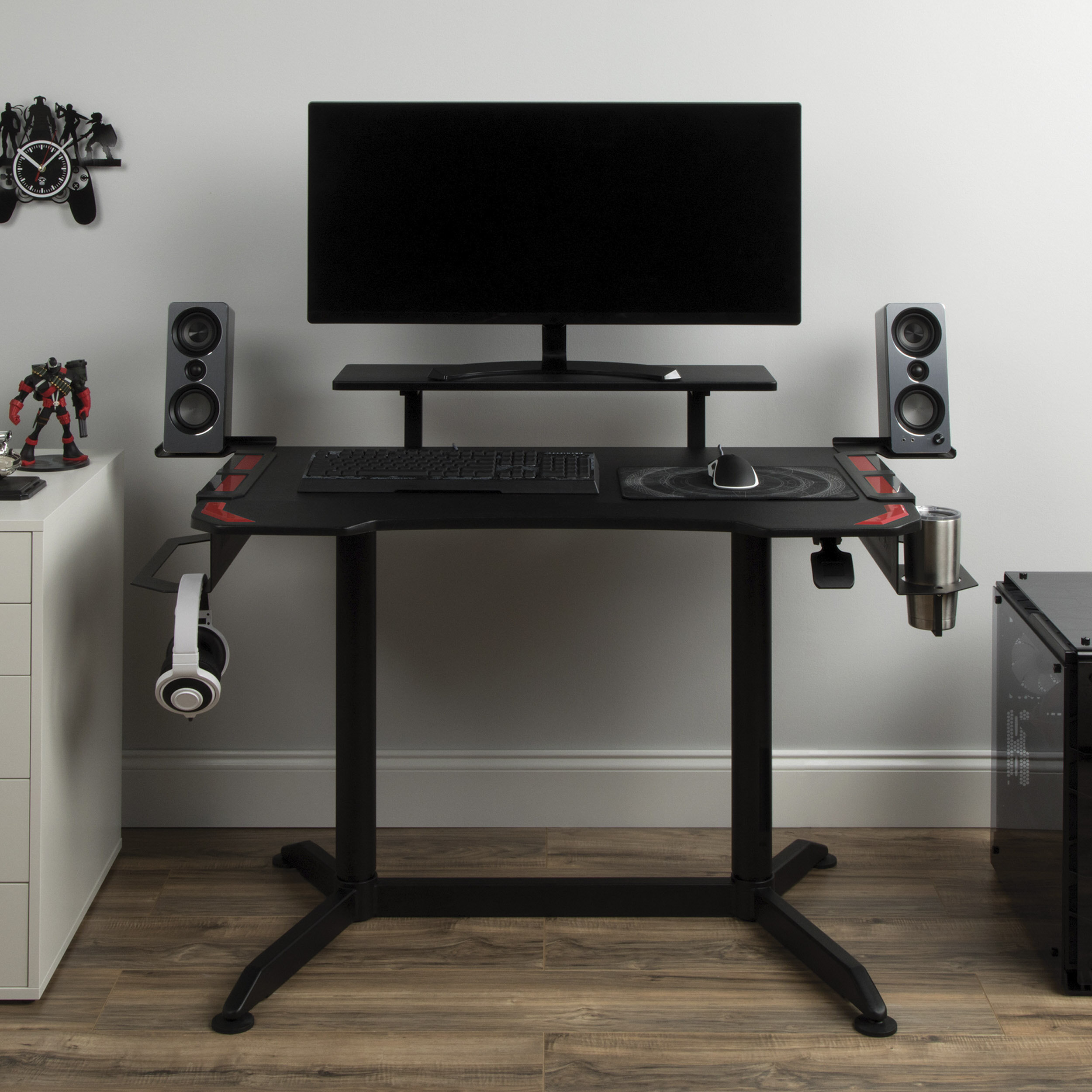 Respawn Height Adjustable Gaming Desk Reviews Wayfair Ca