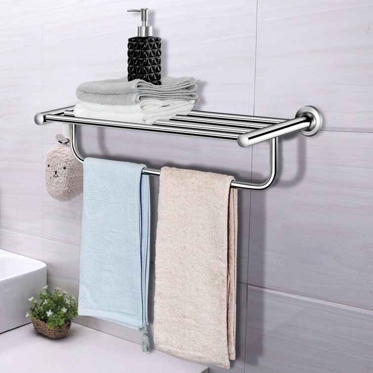 Watqen Stainless Steel Bathroom Wall Mounted Towel Rack - Wayfair Canada