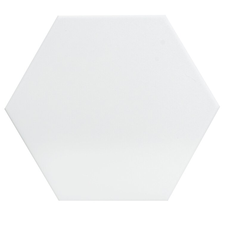 Milan  Hexagon 8X9.5 Silver Floor & Wall Tile