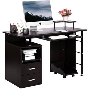 Merax Manufactured Wood Computer Desk Reviews Wayfair Hocking Computer Desk
