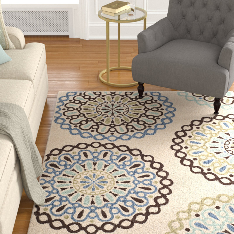 Charlton Home Henderson Beige Indoor Outdoor Area Rug Reviews Wayfair