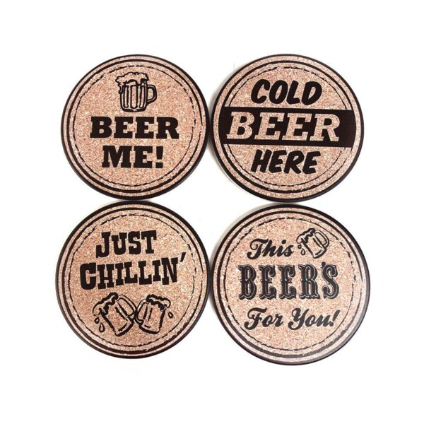 2 RICKARD’S RED St Paddy’s Day CANADA BEER MATS COASTERS SOUS-BOCK BIERDECKELS 