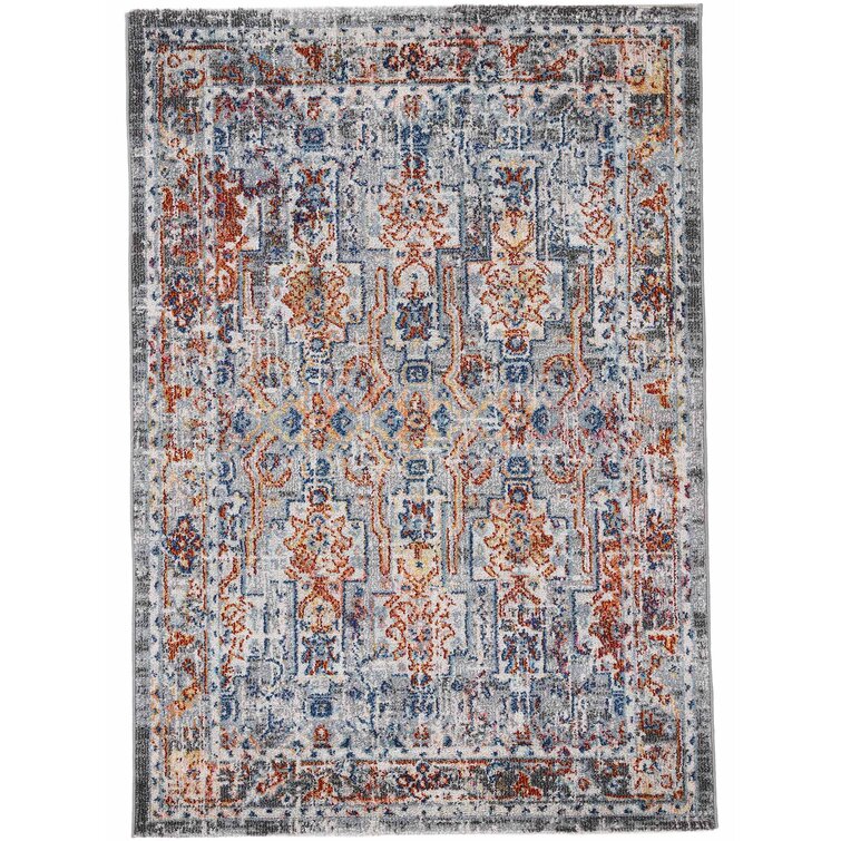 Carpetfine Grey/Brown/Blue Rug | Wayfair.co.uk