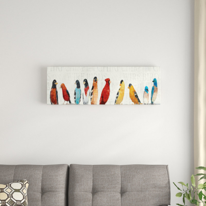 Red Barrel Studio The Usual Suspects Birds On A Wire Wall Art On