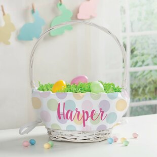 personalized easter baskets for baby girl