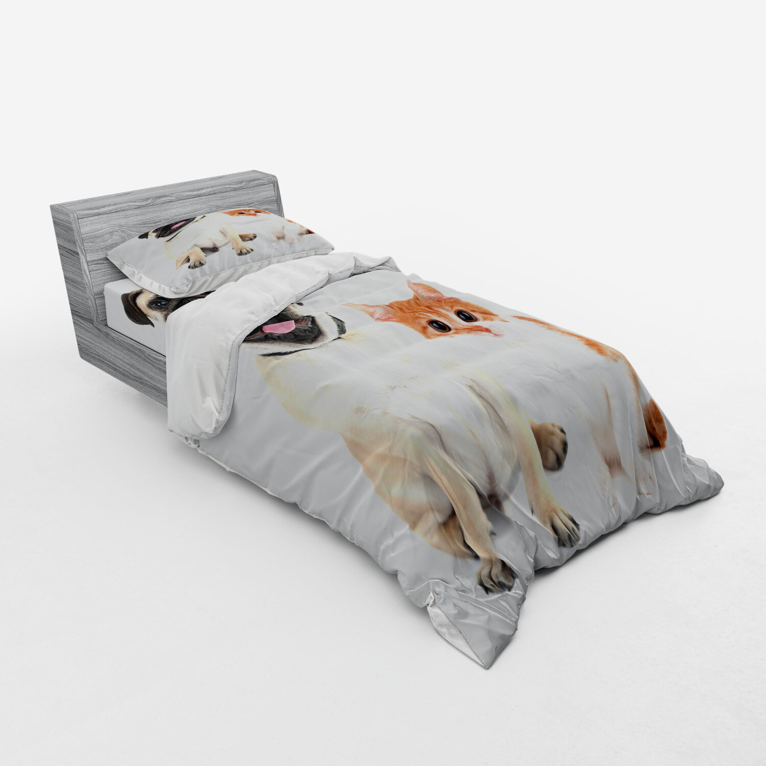 East Urban Home Pug Duvet Cover Set Wayfair