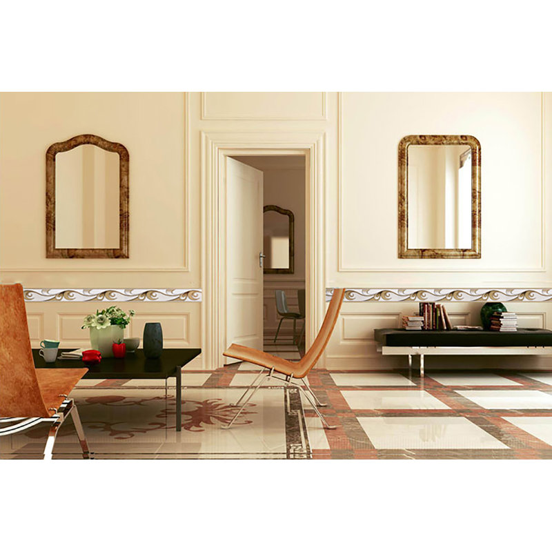 House Of Hampton Cayuga Peel And Stick Retro Design 33 L X 4 W