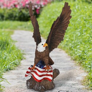 Patriotic American Flag Spirit Eagle Freedom  28" x 40" Outdoor House Flag 