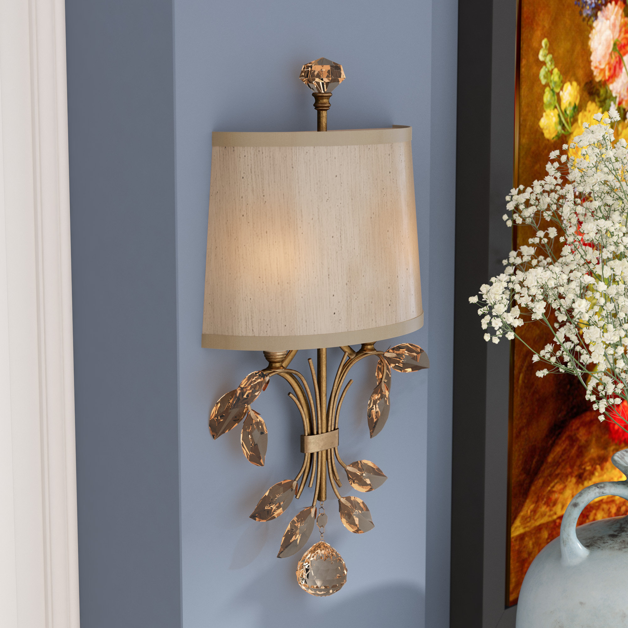 Lark Manor Archambault Flush Mounted Sconce & Reviews Wayfair