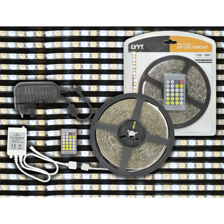 The Seasonal Aisle Pollard Led 500 Cm Under Cabinet Tape Light Wayfair Co Uk