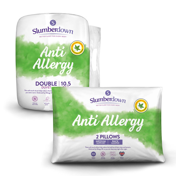 Slumberdown Anti Allergy 100% Dry Aegis Hollowfibre 10.5 ...