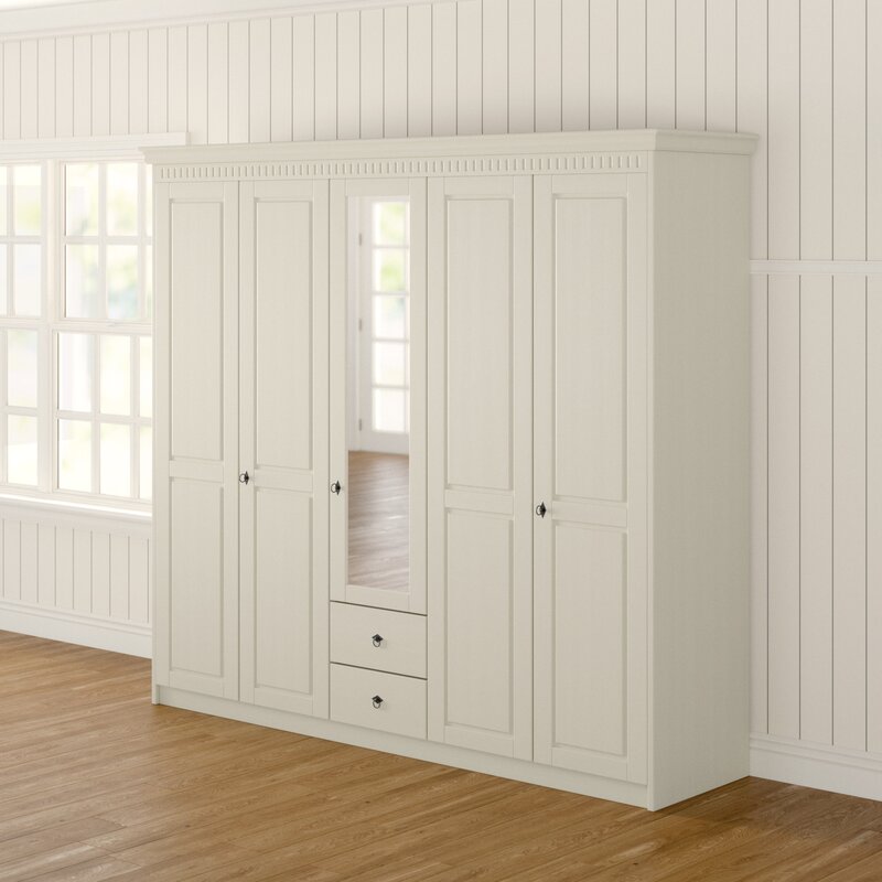 August Grove Triston 5 Door Wardrobe Reviews Wayfair Co Uk