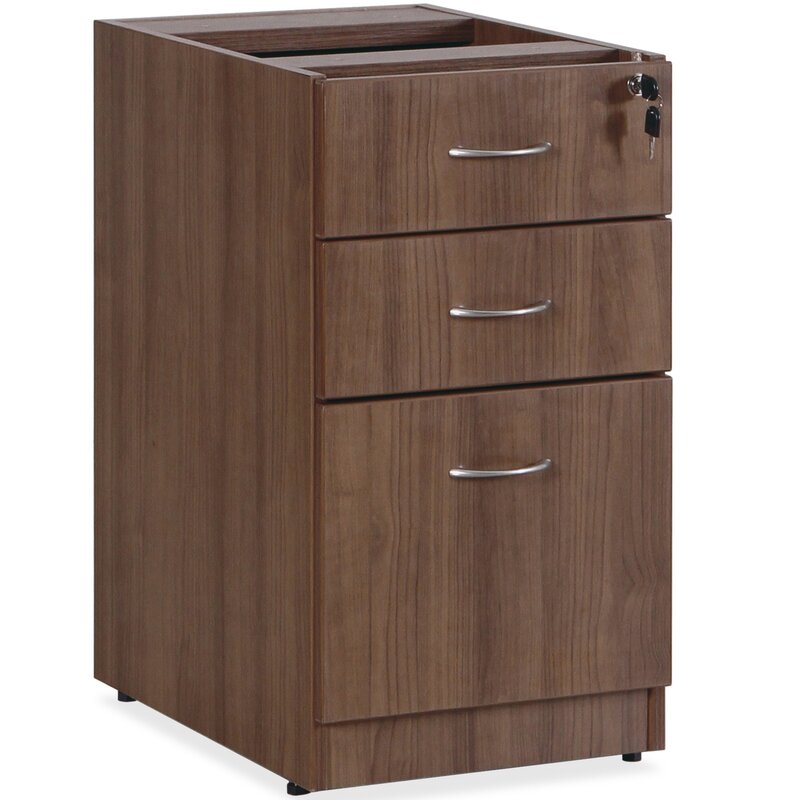 lorell essentials 3-drawer vertical filing cabinet | wayfair