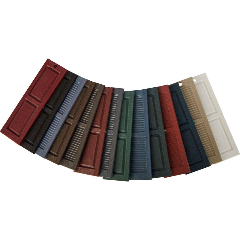 Usa Exterior Vinyl Shutter Color Samples Reviews Wayfair