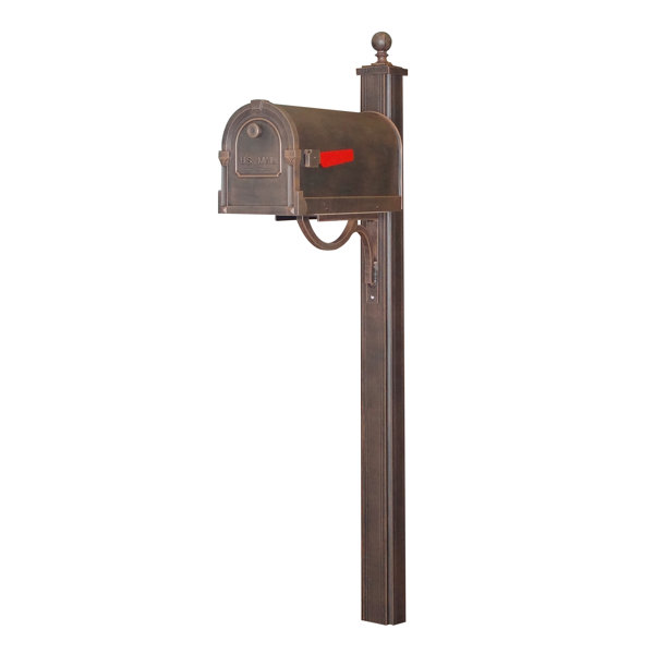 Special Lite Products Savannah Curbside Mailbox with Post Included