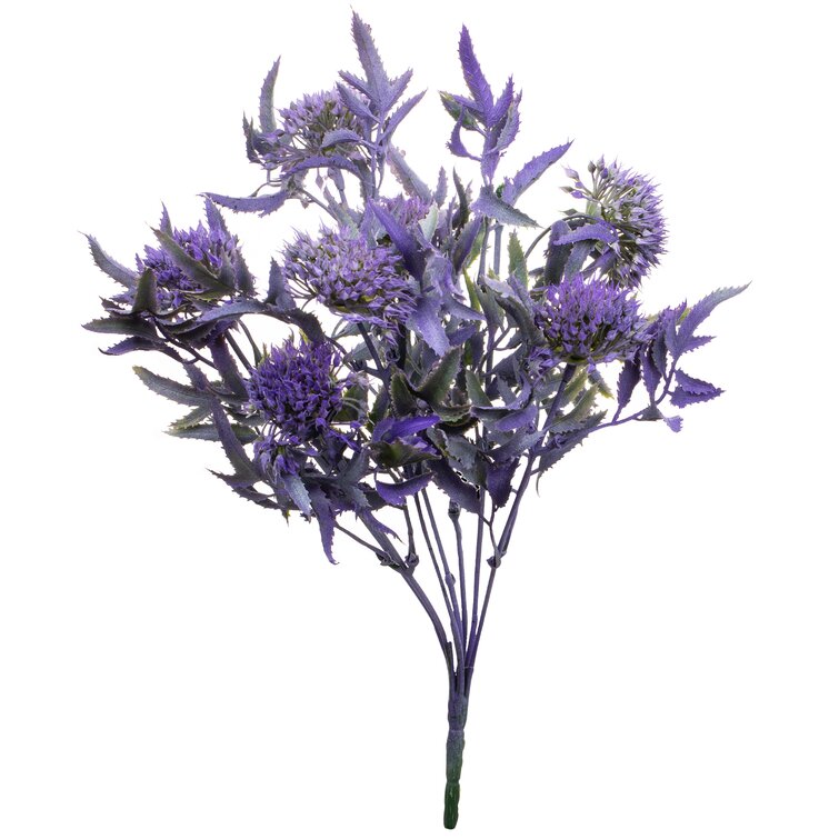 The Seasonal Aisle Artificial Thistles Stem & Reviews | Wayfair.co.uk