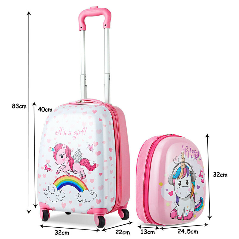 kids 2 piece luggage