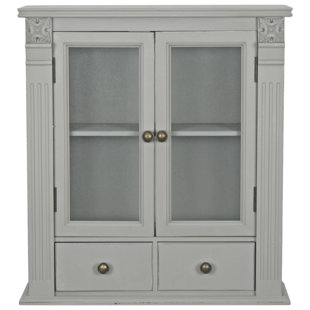 Vintage Bathroom Wall Cabinet Wayfair Co Uk Roman Gl 2 Door Wall Cabinet By Vintage Boulevard