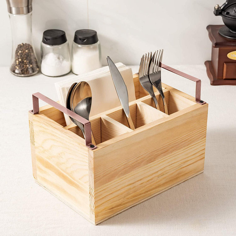 Foundry Select Lillia 6'' H x 8.7'' W x 6.1'' D Flatware ...