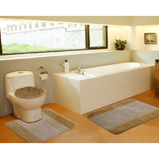 3 Piece Bathroom Rug Set Wayfair Save 3