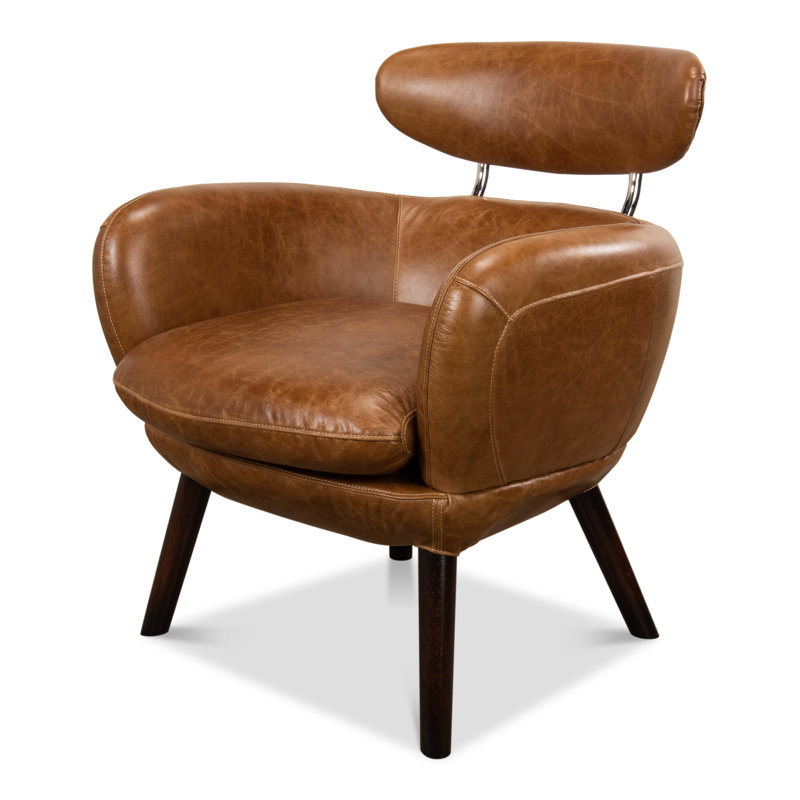 leather armchair