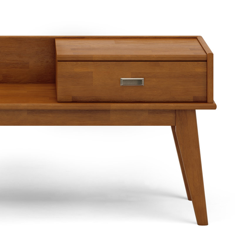 George Oliver Halvorson Mid Century Entryway Storage Bench Wayfair Ca