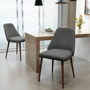 Dodrill Mid Century Upholstered Dining Chair (Set of 2) by Brayden Studio