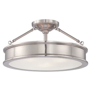 Bowers 3-Light Semi-Flush Mount