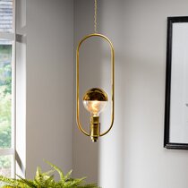 Golden Grain And Clear Hammered Glass Large Exterior Hanging Light 