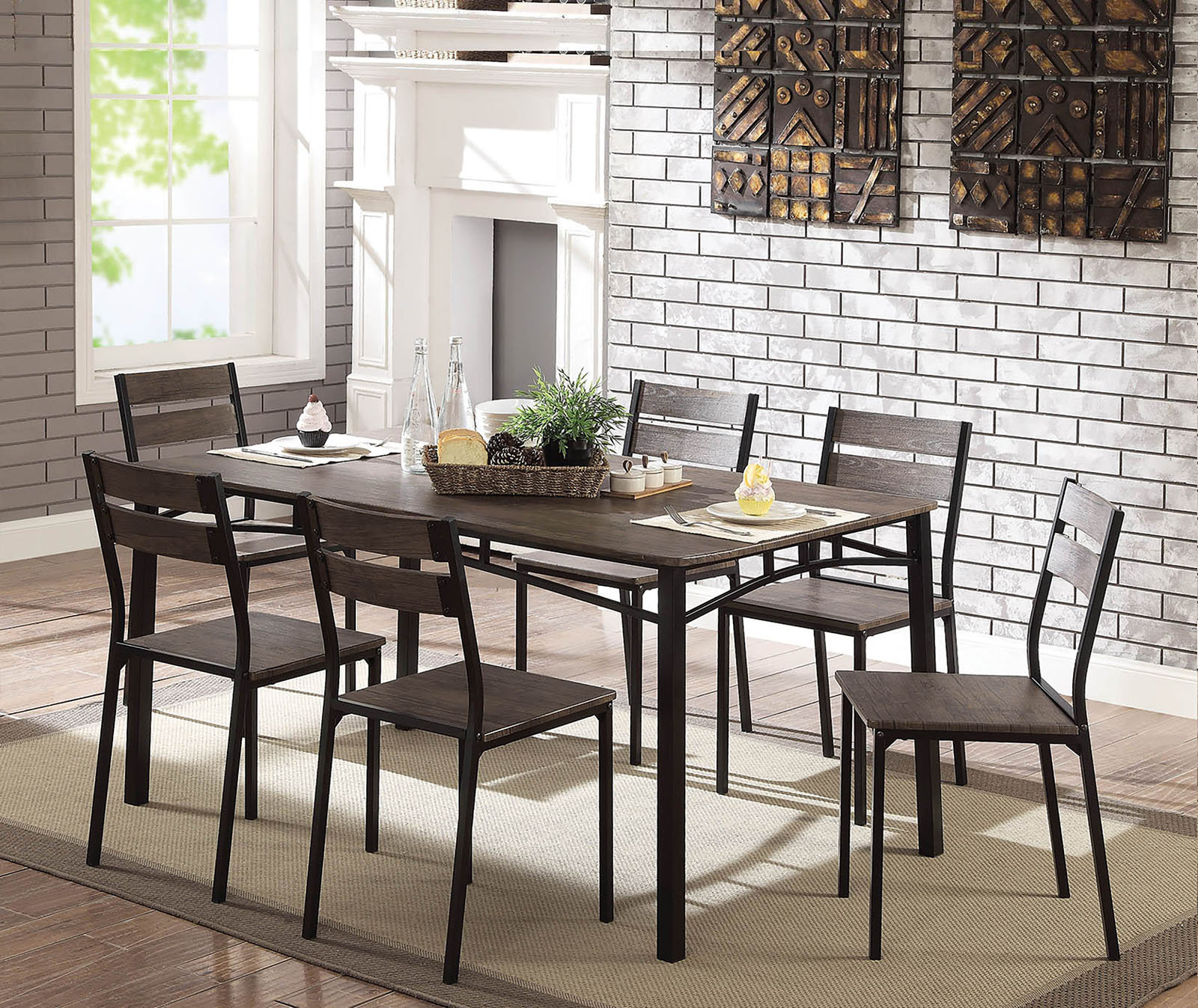 Williston Forge Tunstall 7 Piece Dining Set Wayfair